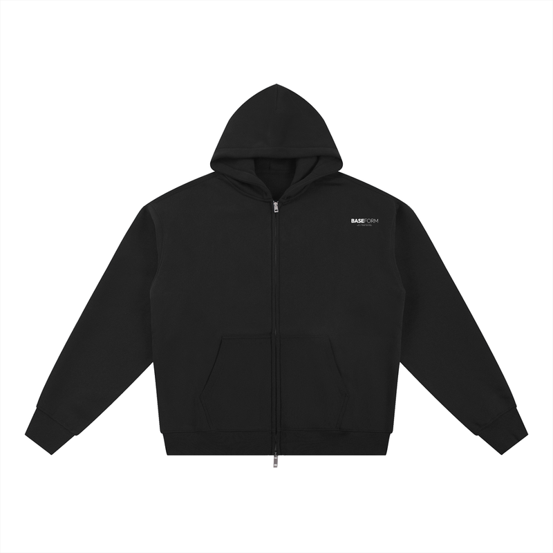 Essential Fleece Zip-Through Hoodie